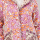Reversible Floral Quilted Cotton Jacket – Vibrant Blooms with Contrast Pocket & Collar