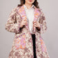 Reversible Floral Quilted Cotton Jacket – Vibrant Blooms with Contrast Pocket & Collar