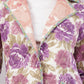 Purple & Pink Floral Quilted Reversible Jacket - Cotton Hand-Stitched Block Print Coat