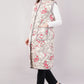Reversible Quilted Cotton Vest – Floral & Checkered Sleeveless Jacket with Pockets