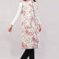 Reversible Quilted Cotton Vest – Floral & Checkered Sleeveless Jacket with Pockets
