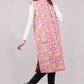 Reversible Quilted Cotton Vest – Vibrant Floral & Earthy Botanical Sleeveless Jacket