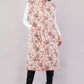 Reversible Quilted Cotton Vest – Vibrant Floral & Earthy Botanical Sleeveless Jacket