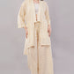 Yellow Floral Ditsy Print 2-Piece Co-ord Set with Kimono Shrug and Palazzo Pants
